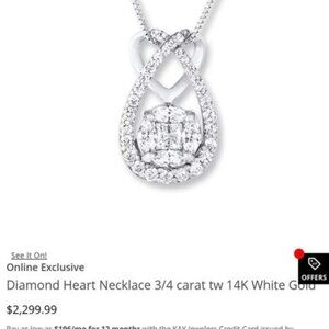 Diamond Necklace from Kay's